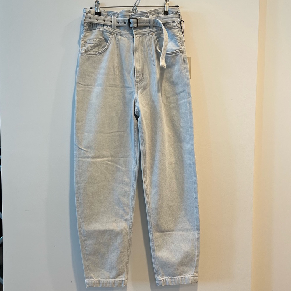 AGOLDE Riya Belted Jeans